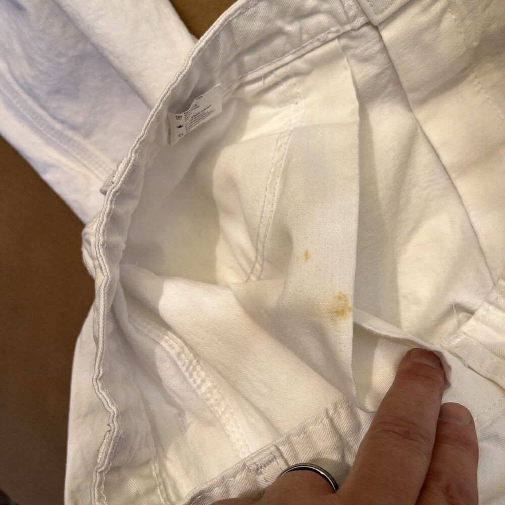 Dickies Pants Mens 32x32 White Canvas Carpenter Painter Relaxed Fit Workwear - Picture 14 of 16